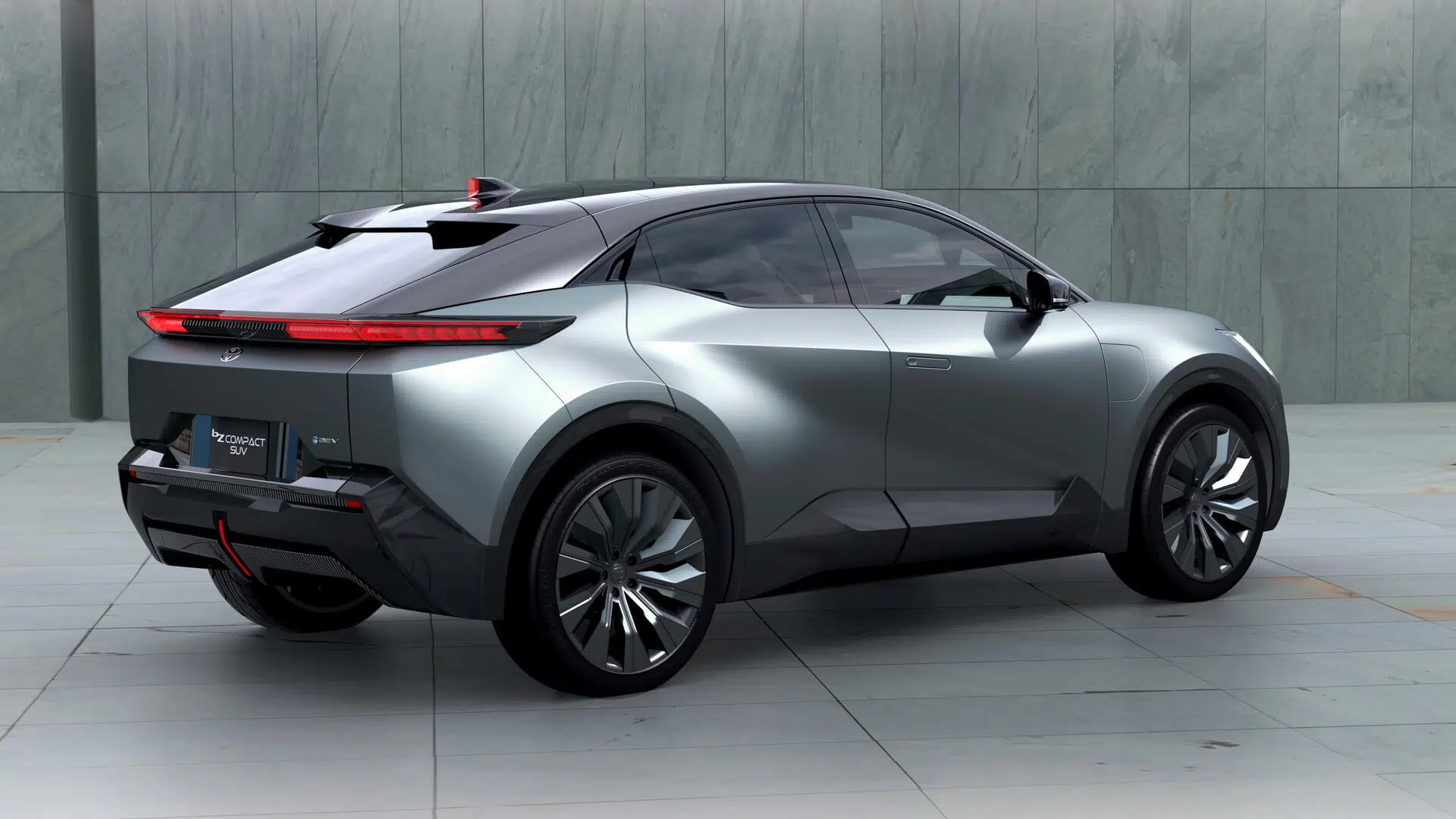 Toyota bZ compact SUV Concept traseira 3/4