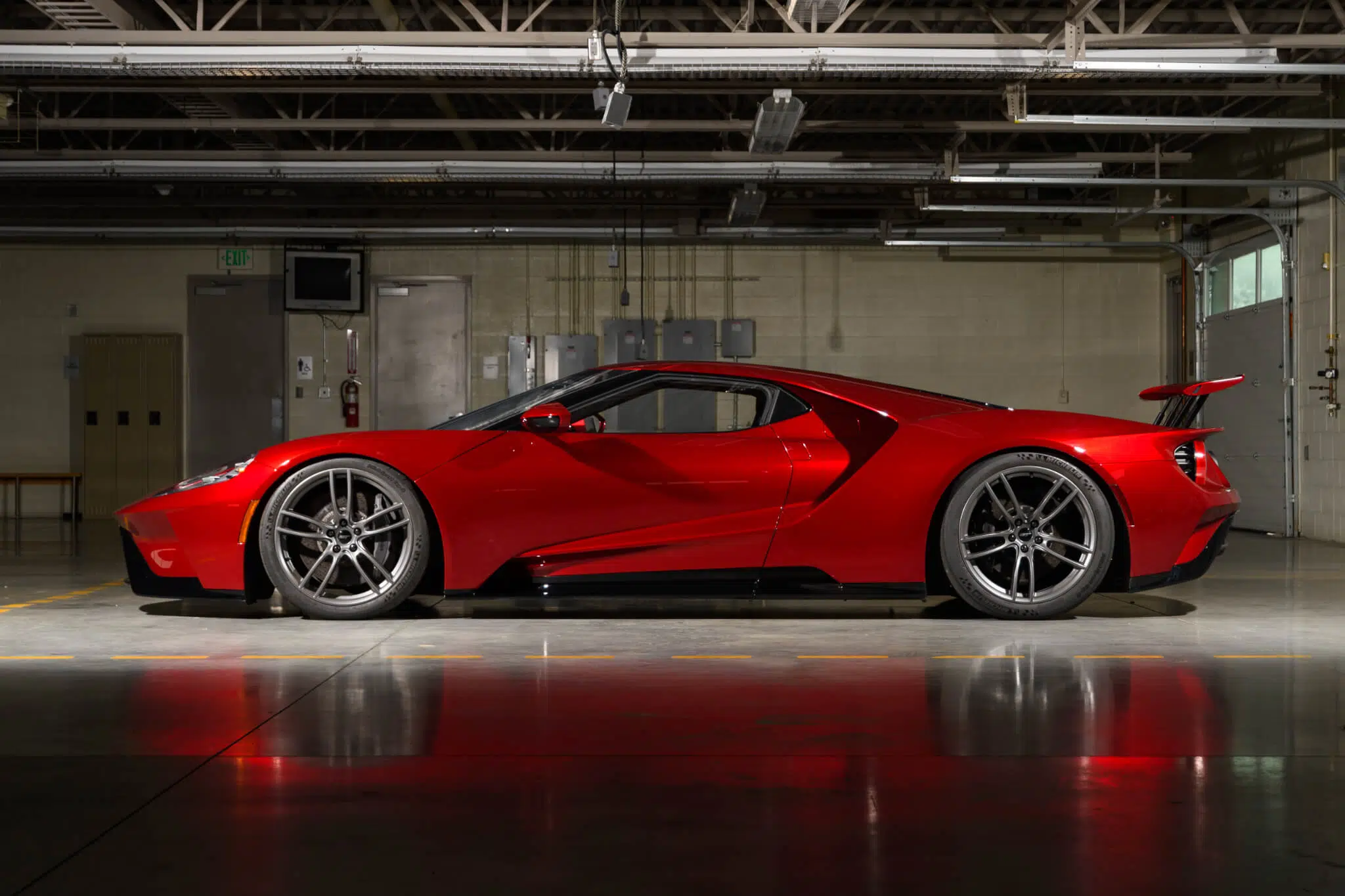 Ford GT, modo Track, perfil