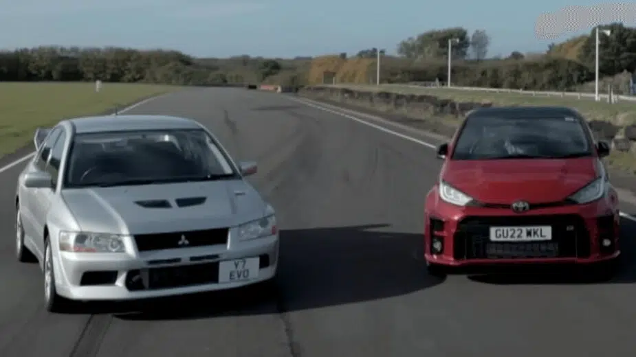 Mitsubishi Lancer EVO VII vs Toyota GR Yaris