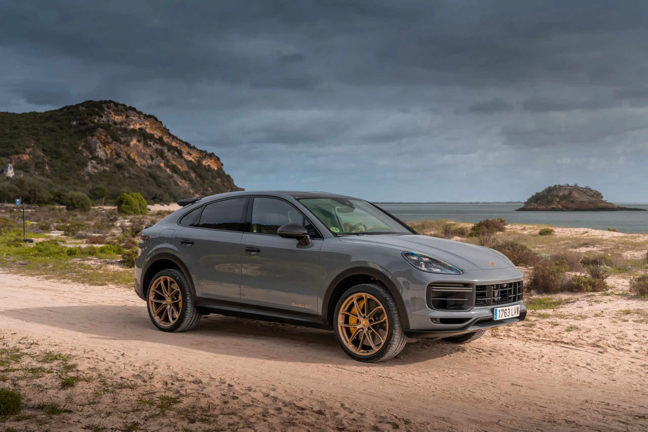 Porsche cayenne Turbo GT frente 3/4