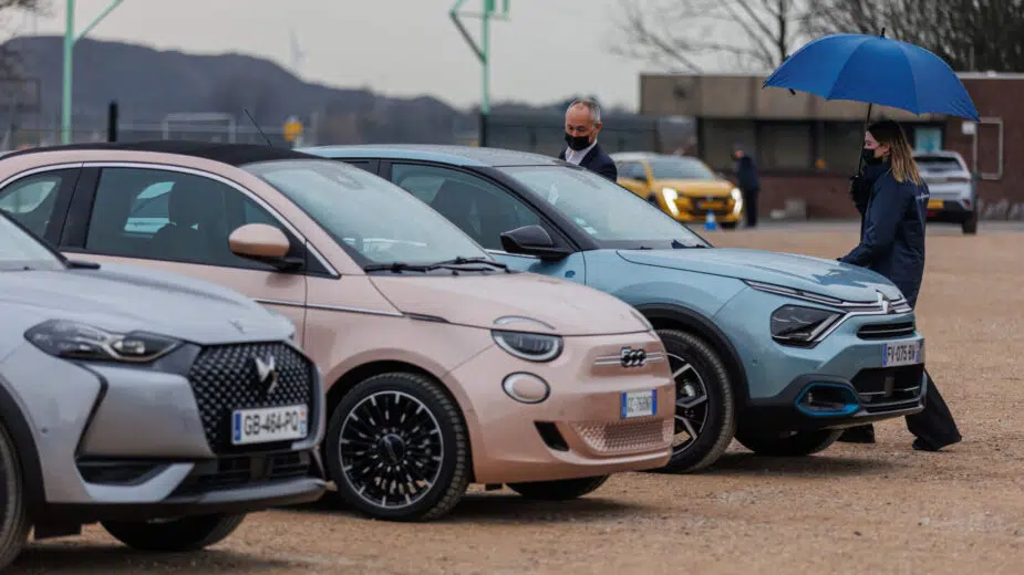 DS 3 E-Tense, Fiat 500 e Citroen e-C4