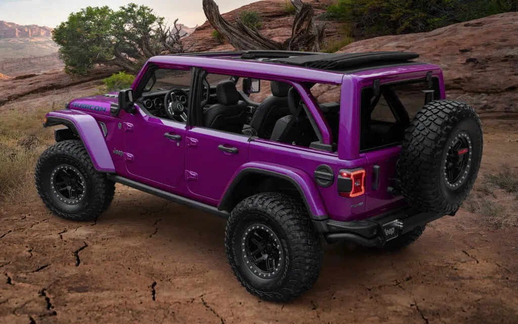 Jeep Wrangler Rubicon 4xe Concept traseira