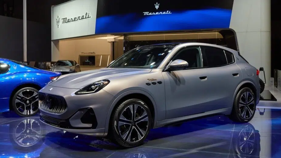 Maserati Grecale Folgore no Salão de Xangai