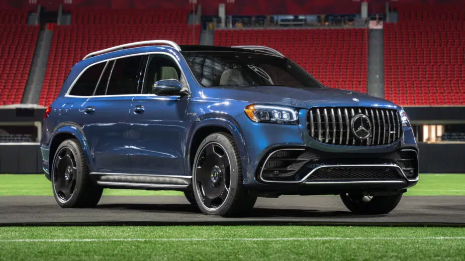 Mercedes-Benz Stadium apresentação Mercedes-Benz GLS