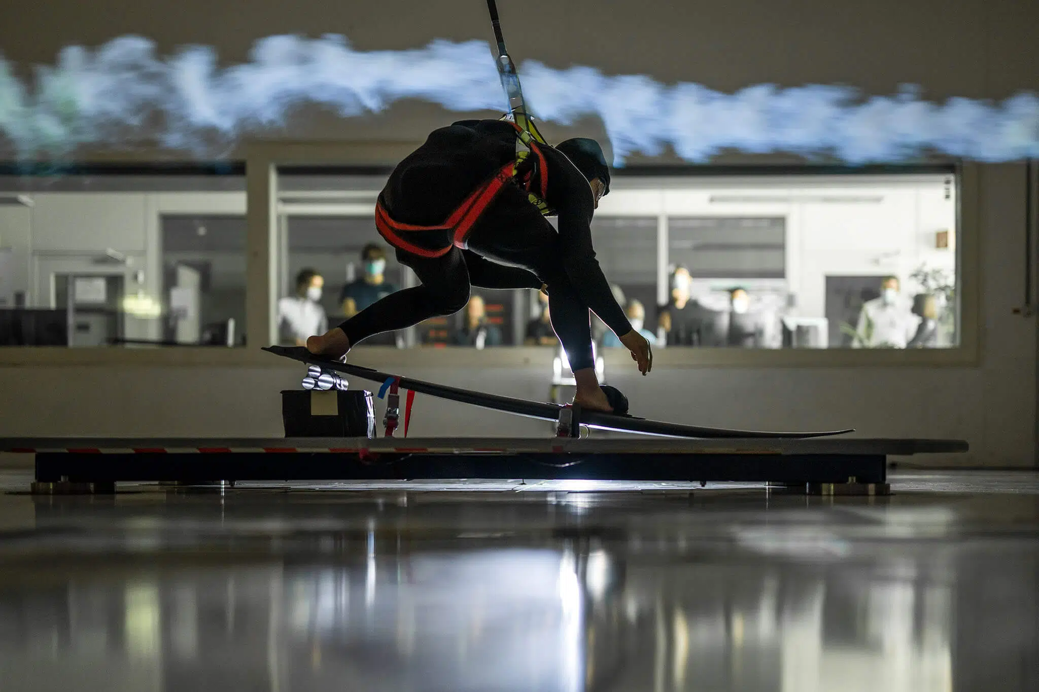 Sebastian Steudtner e Porsche Caçador RS - túnel de vento