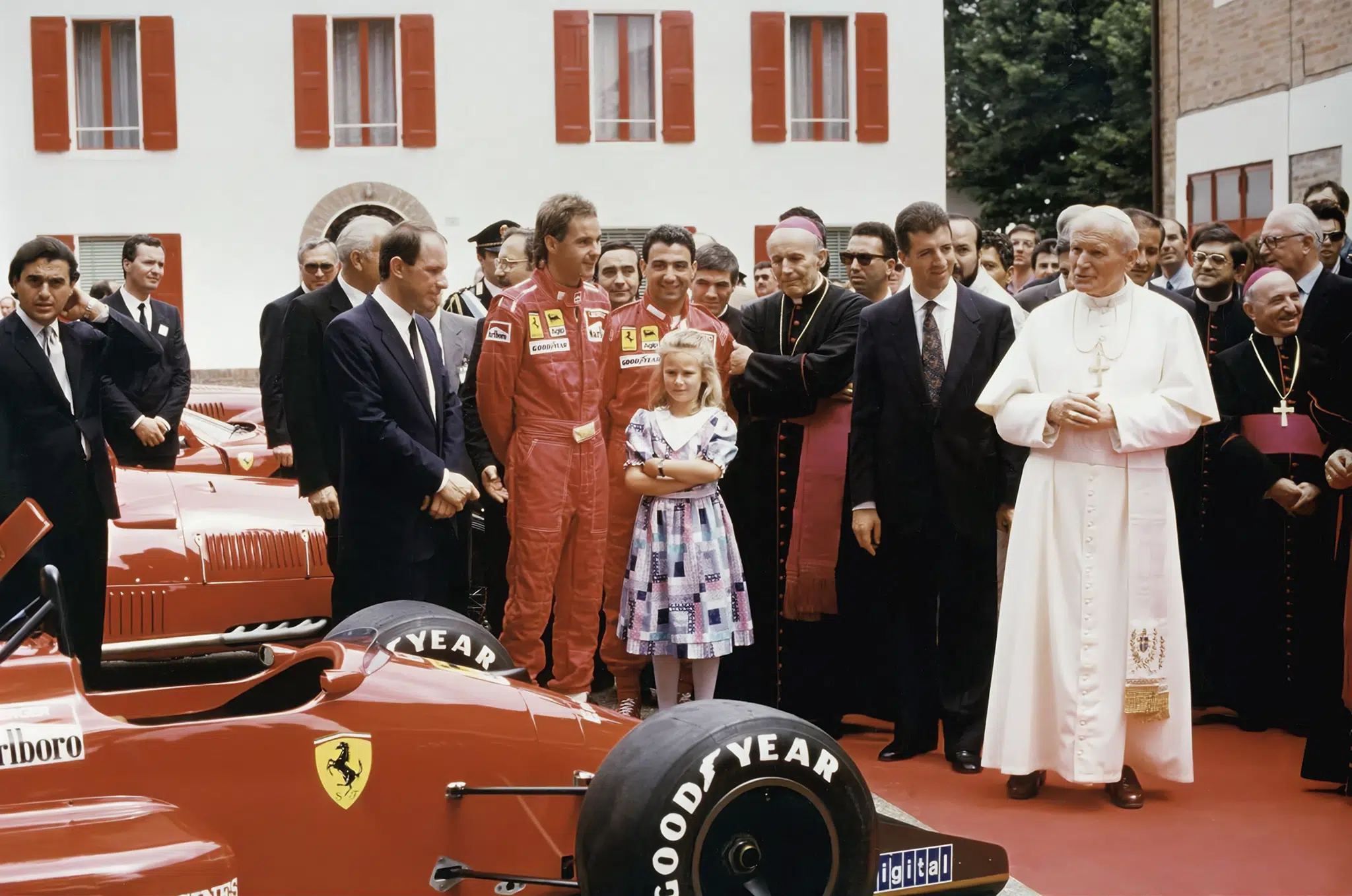 Visita do Papa João Paulo II à Ferrari (1988)