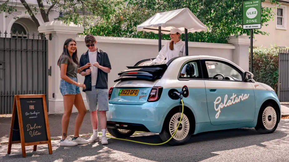 Fiat 500e Gelateria