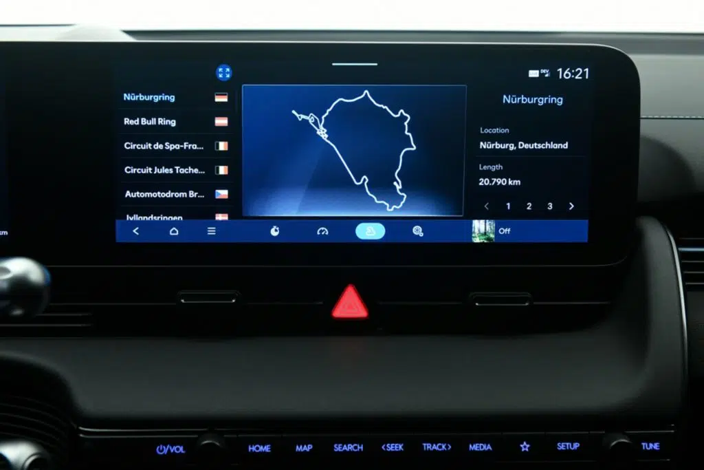 Hyundai IONIQ 5 N ecrã central