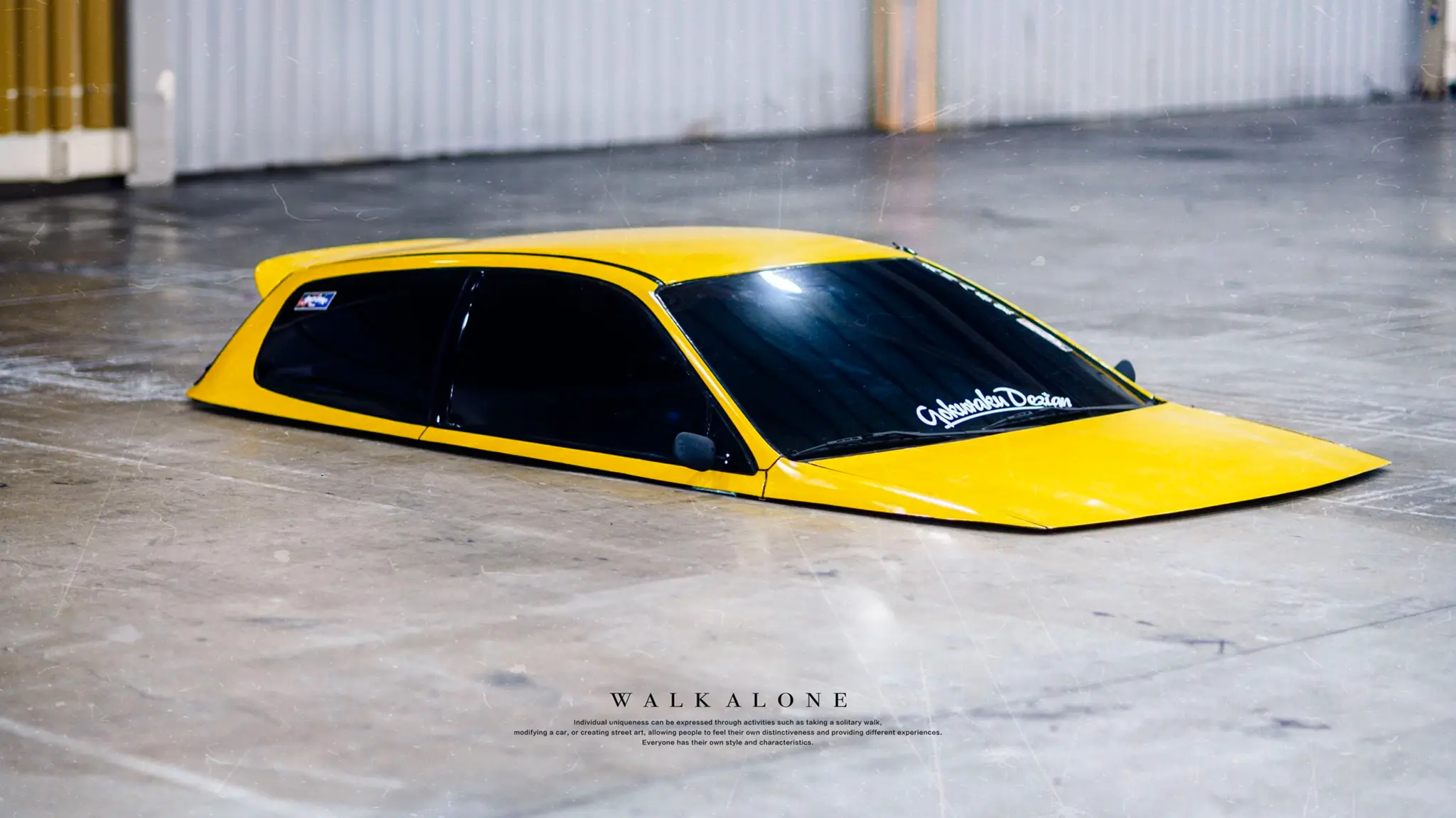 Honda Civic EG Bananapeel - 3/4 de frente