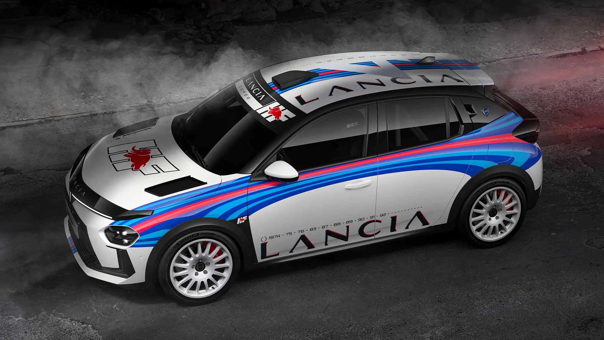 Lancia Ypsilon Rally4 HF - vista lateral