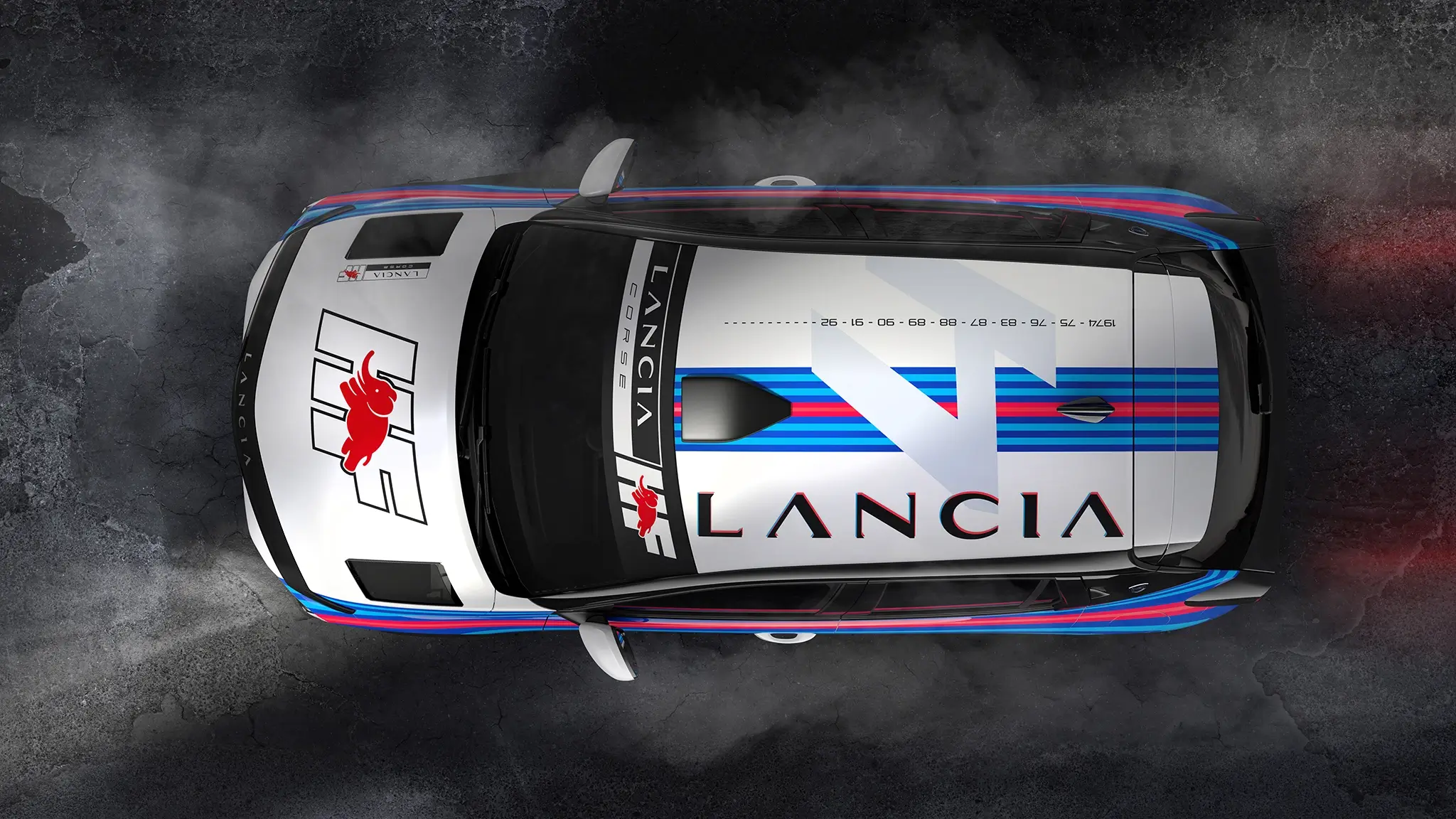 Lancia Ypsilon Rally4 HF - vista superior