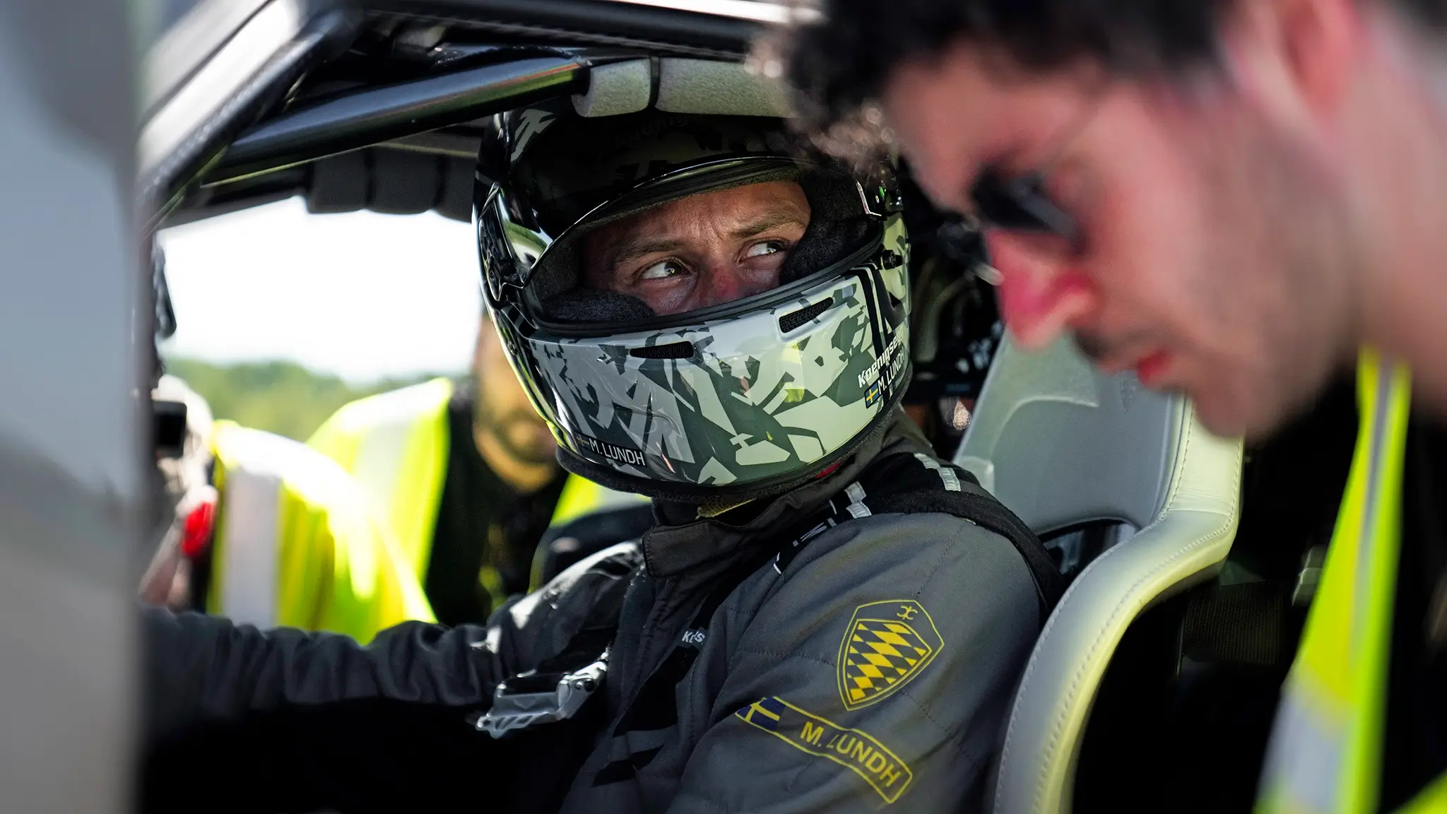Piloto de testes da Koenigsegg Markus Lundh
