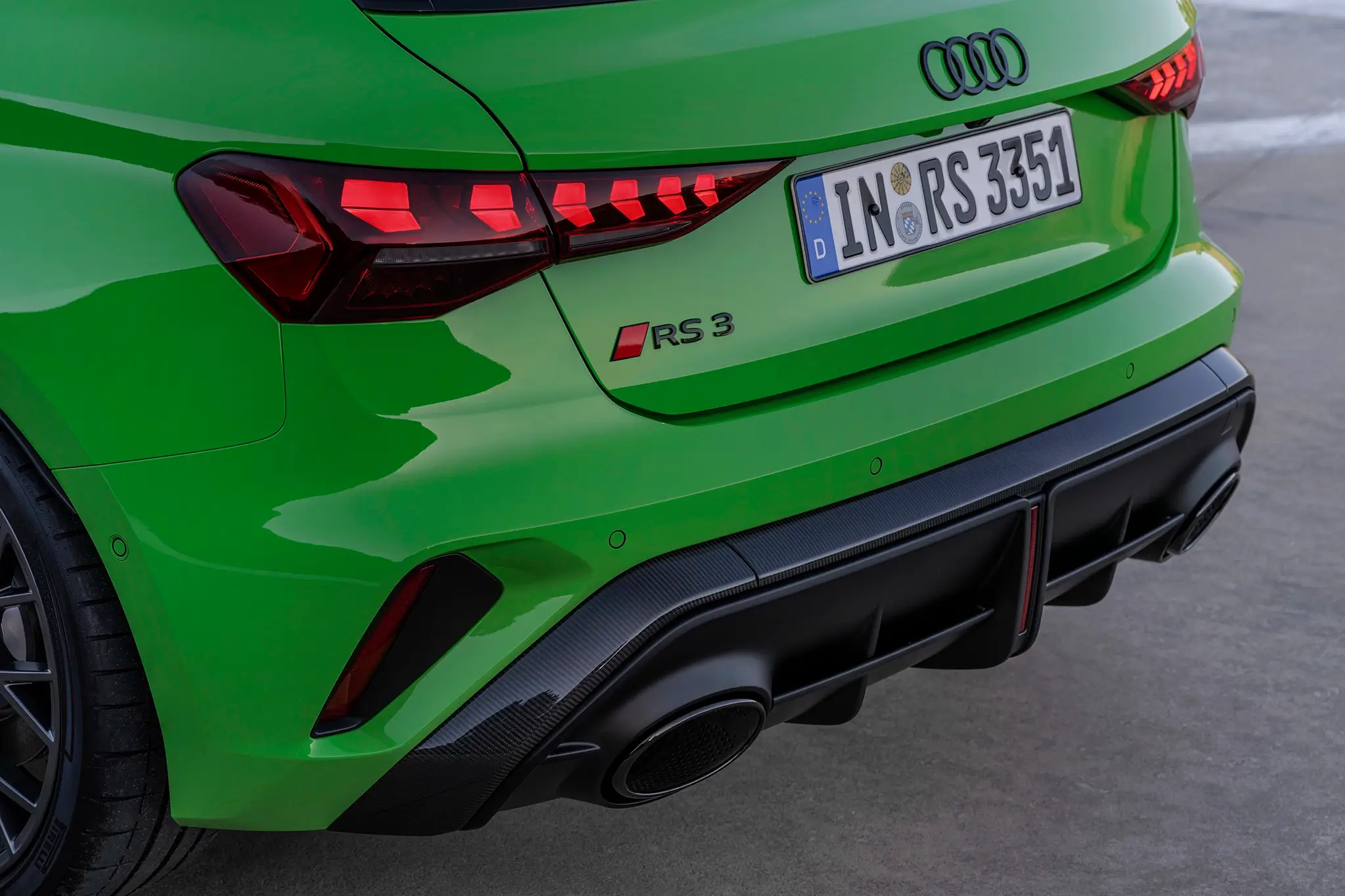 Audi RS 3 Sportback - logótipo