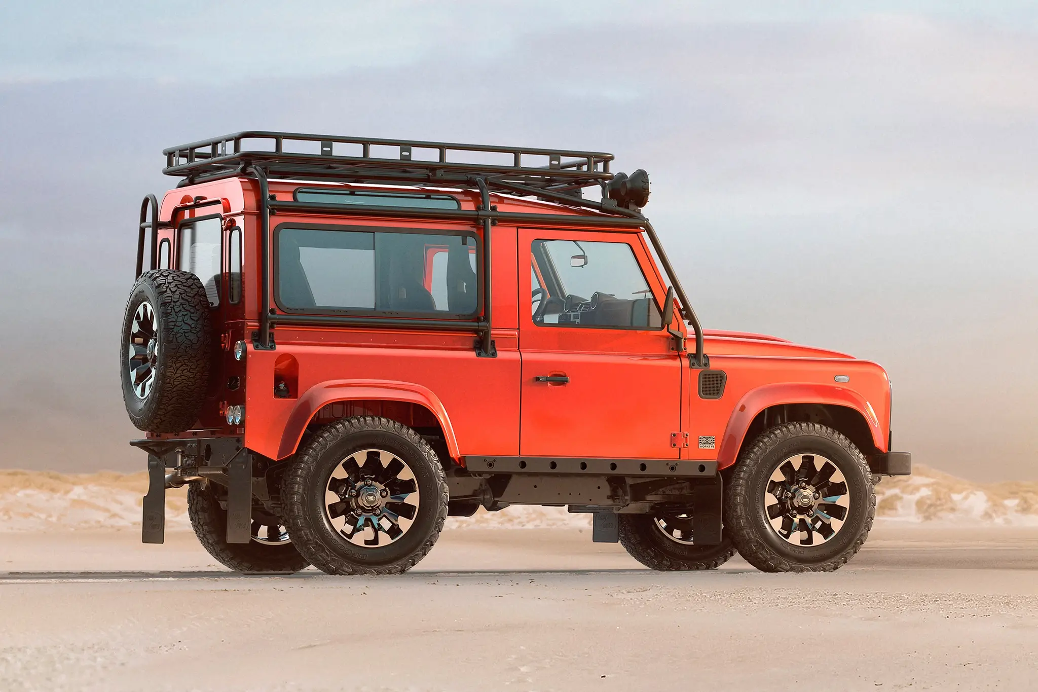 Classic Defender V8 - vista lateral