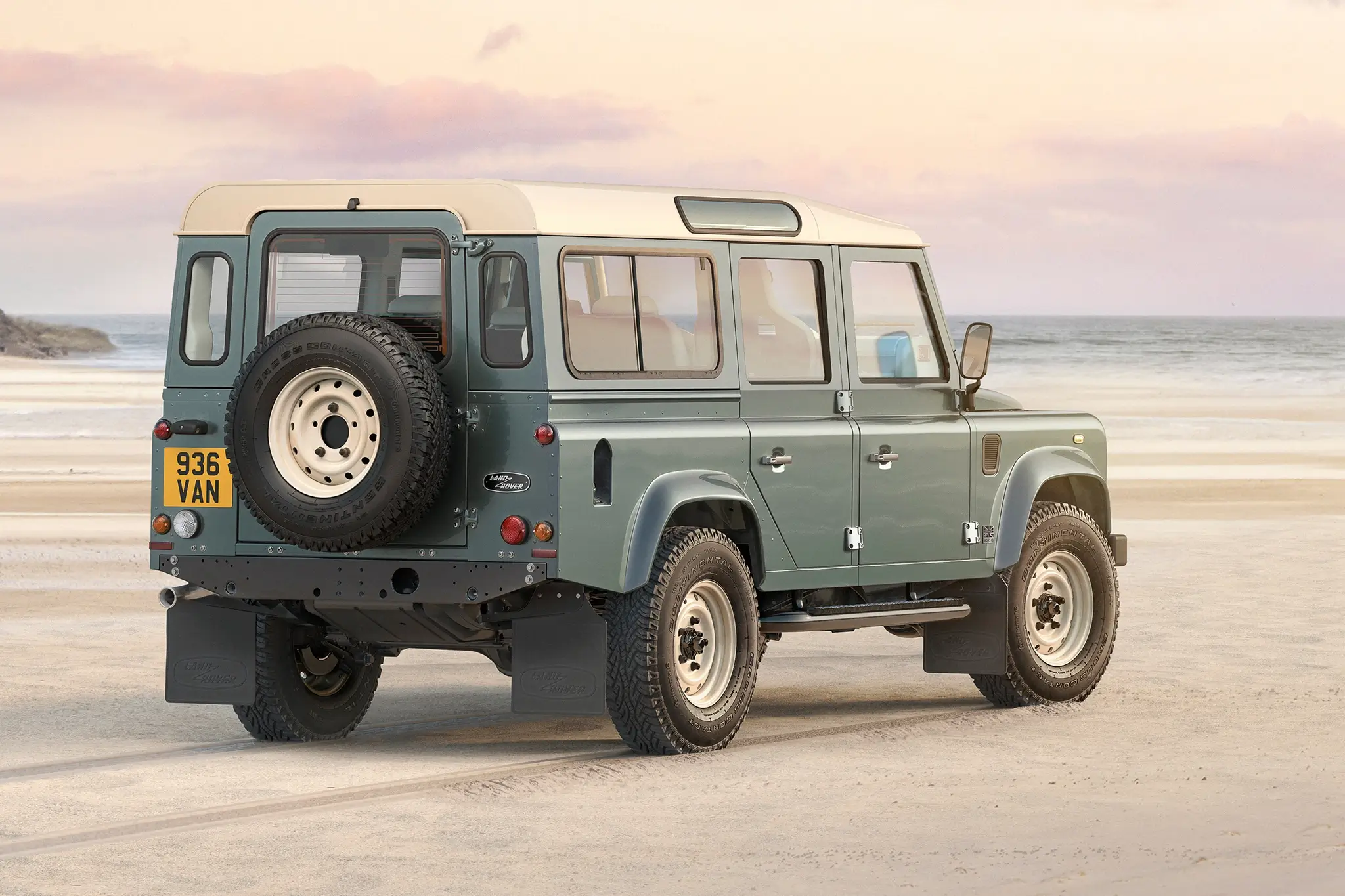 Classic Defender V8 - lateral de traseira