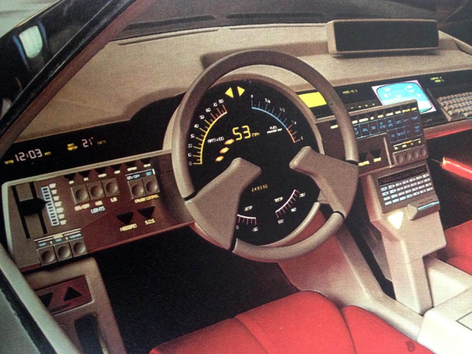 Ford Probe I, interior