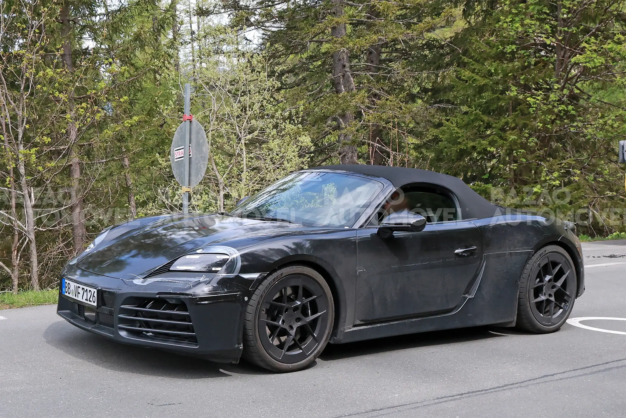 Fotos-Espia - Porsche Boxster EV - 3/4 de frente