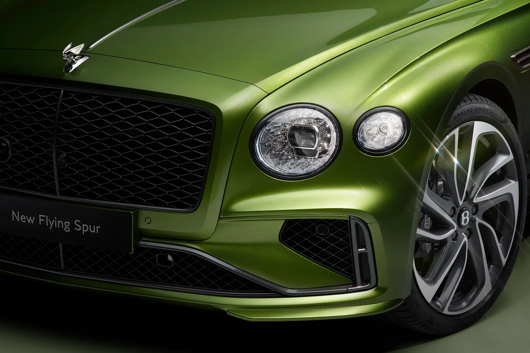 Bentley Flying Spur - detalhe da secção dianteira