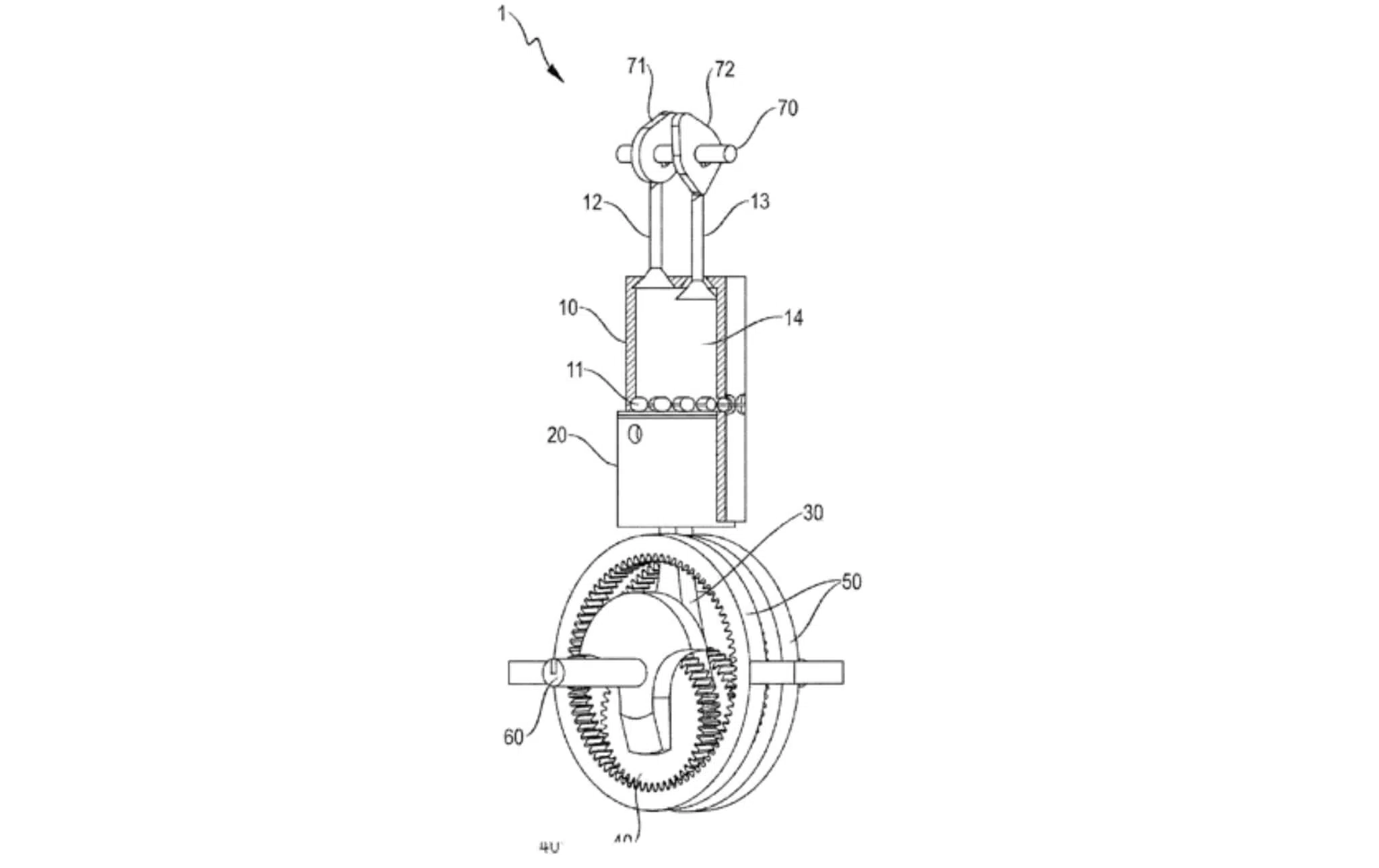 Porsche registo patente motor seis tempos