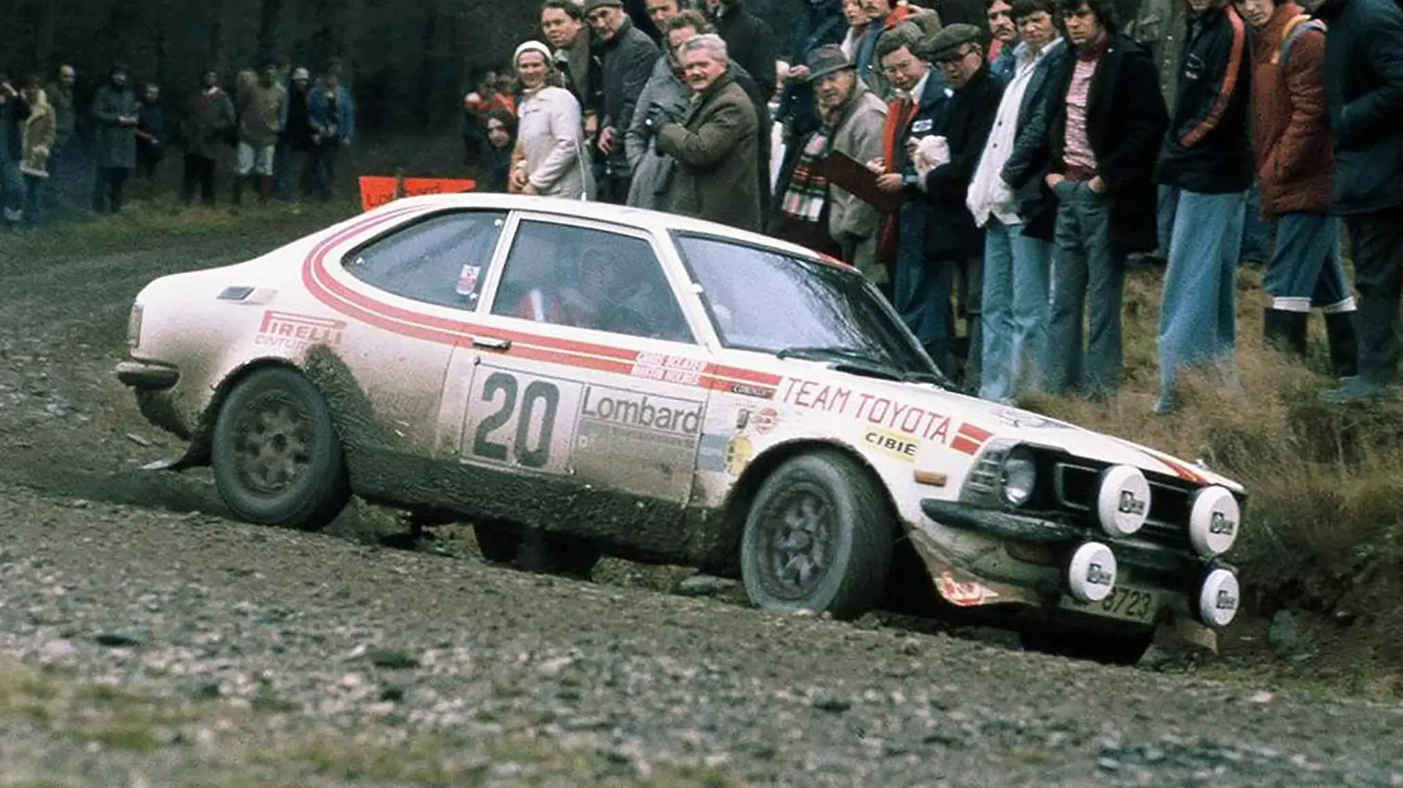 Toyota Corolla Coupé Rally Car em prova