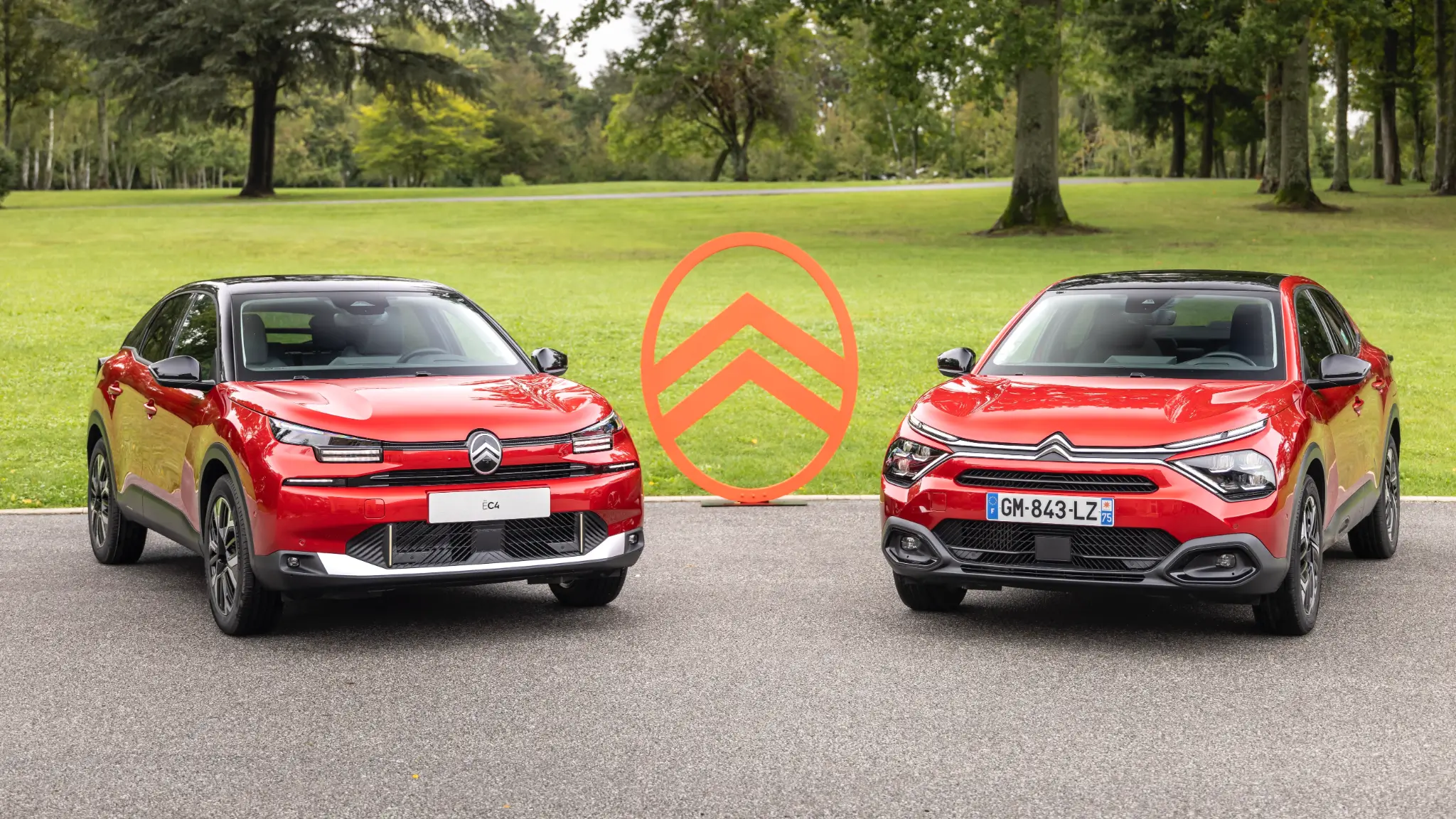 Citroën ëC4 depois versus antes