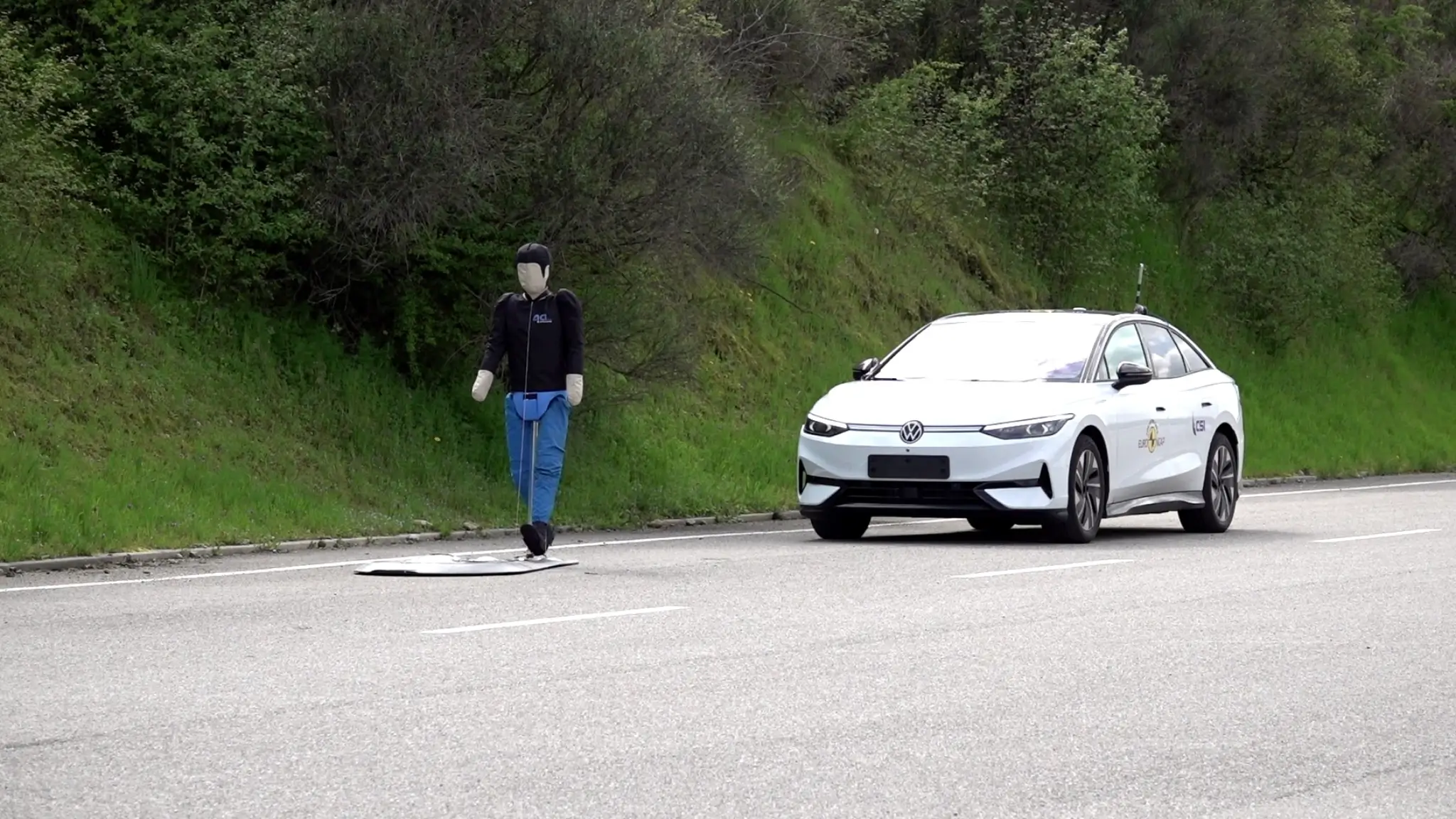 Volkswagen ID.7 testes Euro NCAP