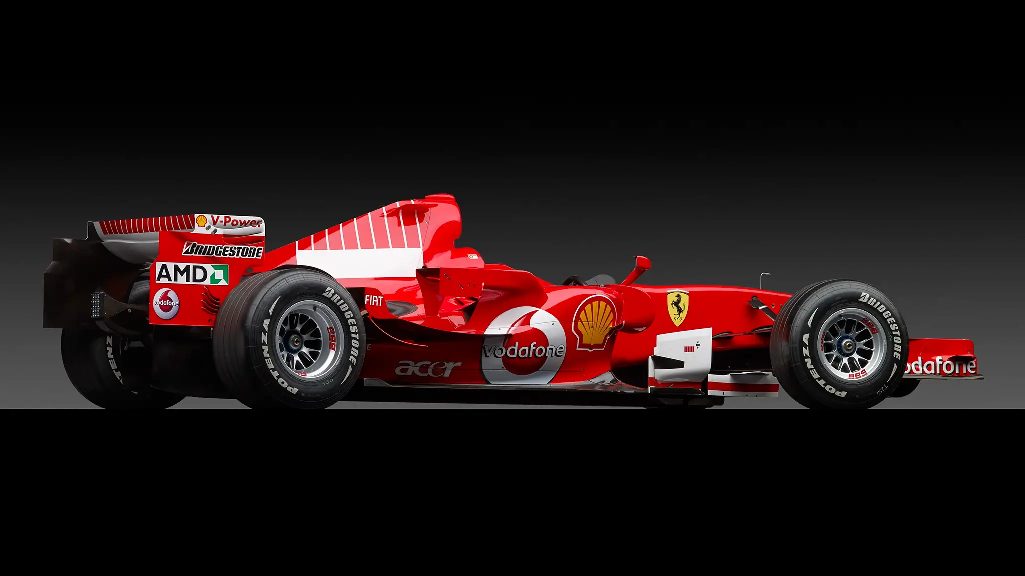 Ferrari 248 F1 - 3/4 de traseira