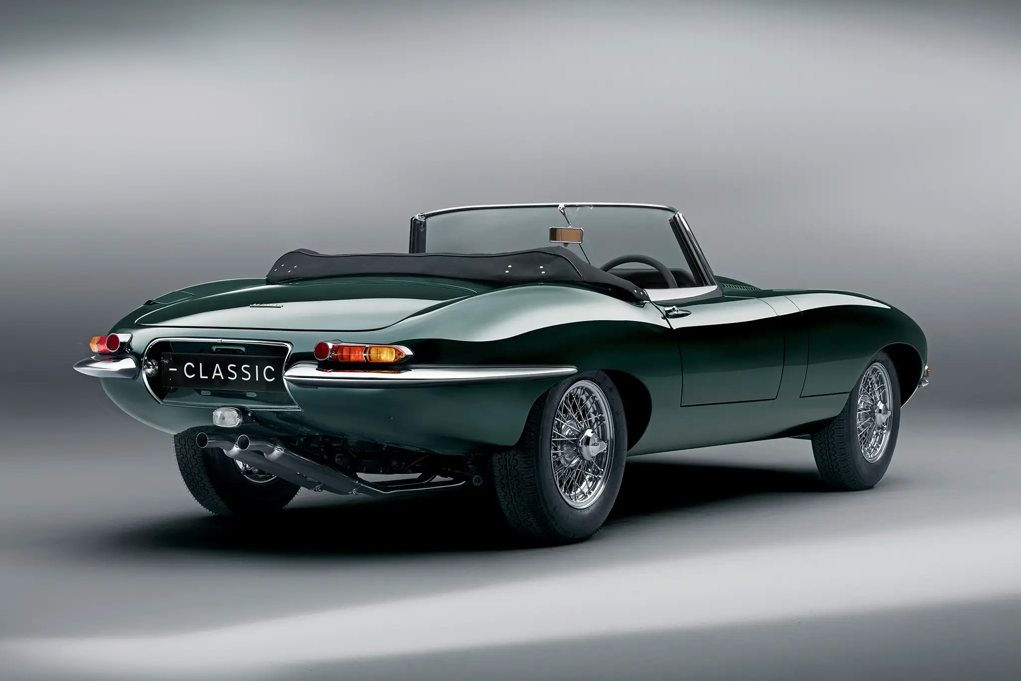 Jaguar E-Type - 3/4 de traseira