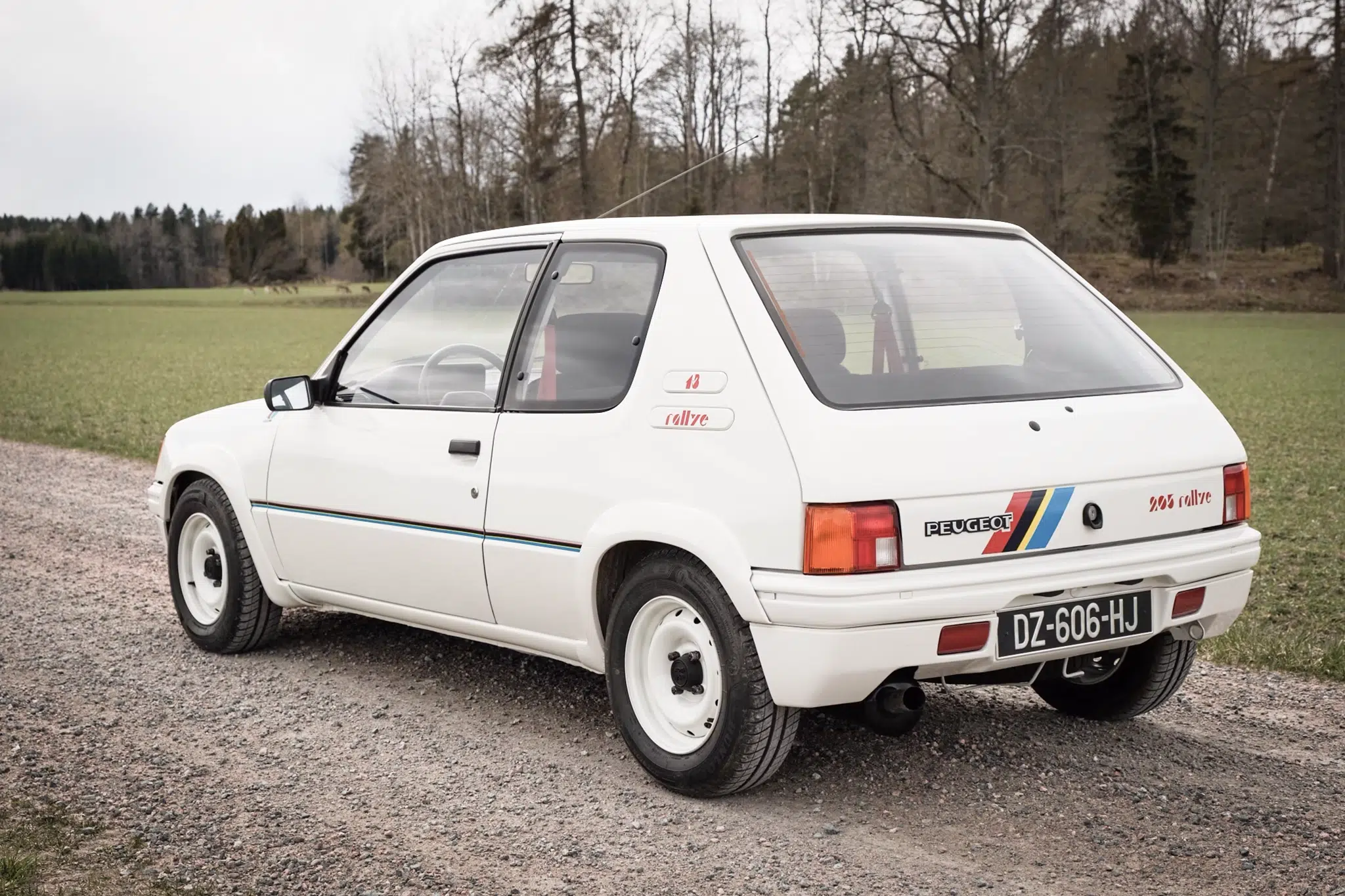 Peugeot 205 Rallye - 3/4 de traseira