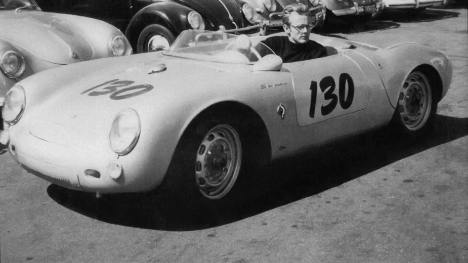 Porsche 550 Spyder e James Dean