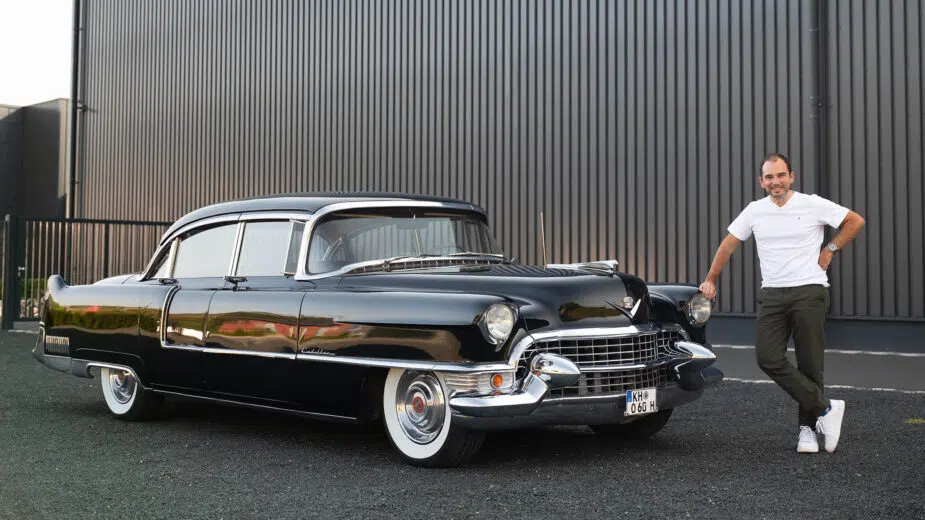 Guilherme Costa com Cadillac Sixty Speciale