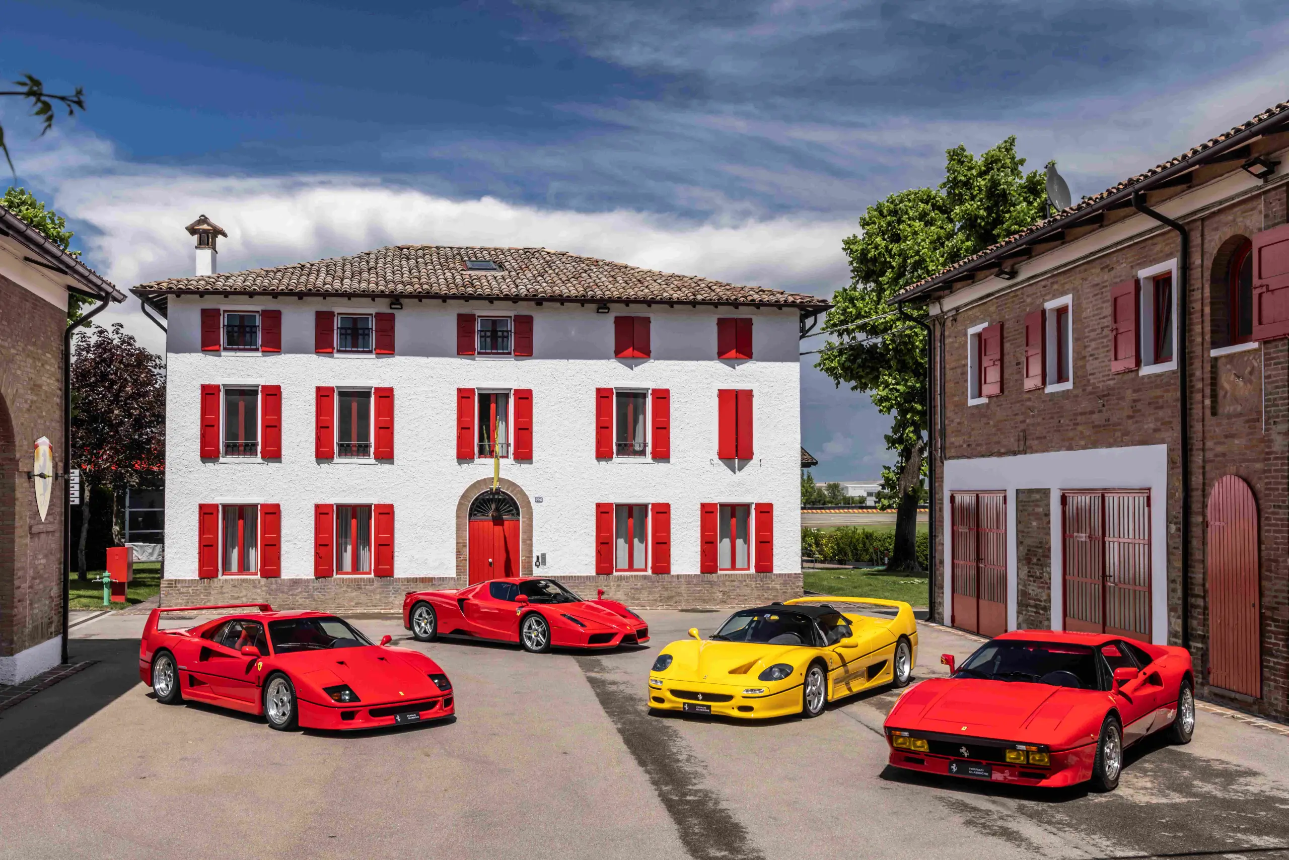 Ferrari F40, Enzo, F50 e 288 GTO