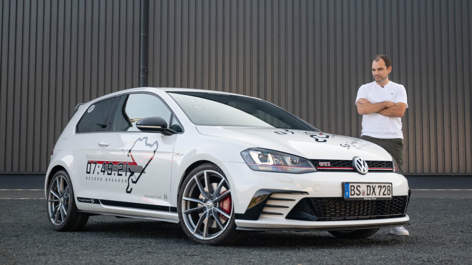 Guilherme Costa com Volkswagen Golf Clubsport S