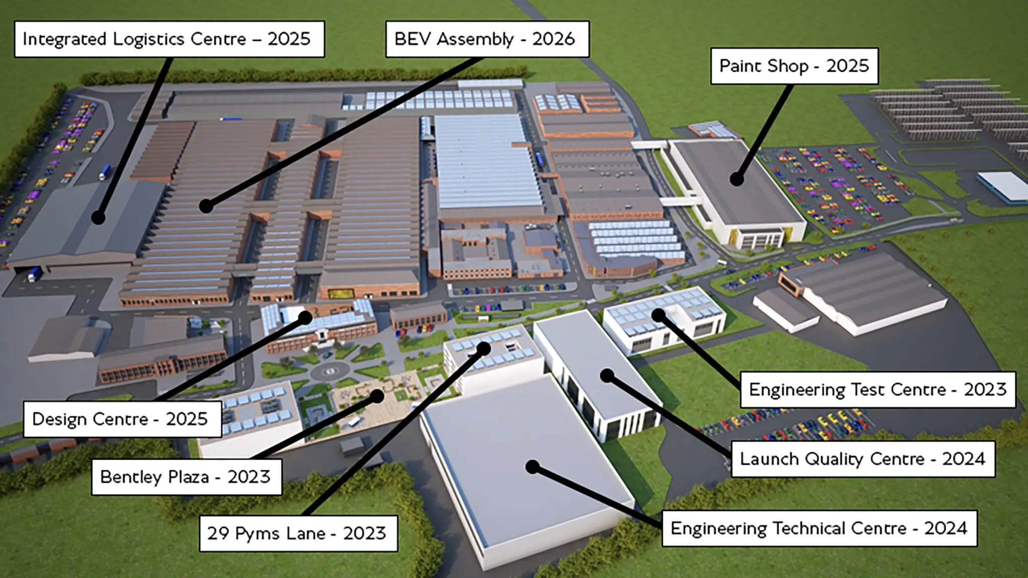 Bentley - Novidades na fábrica de Crewe