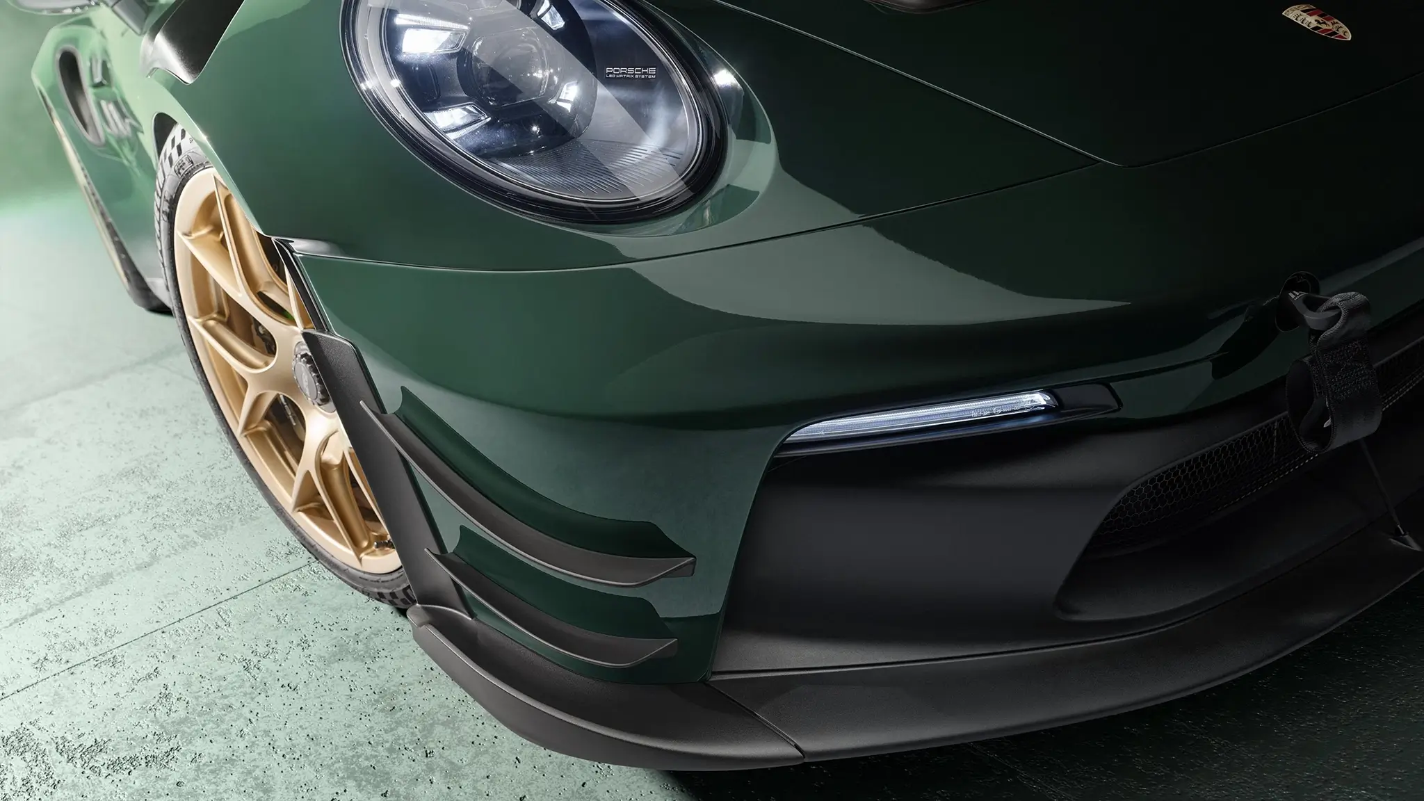 Porsche 911 GT3 RS Manthey Kit - detalhe da frente