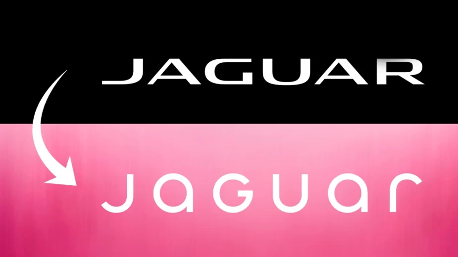 Logótipo antigo e novo da Jaguar