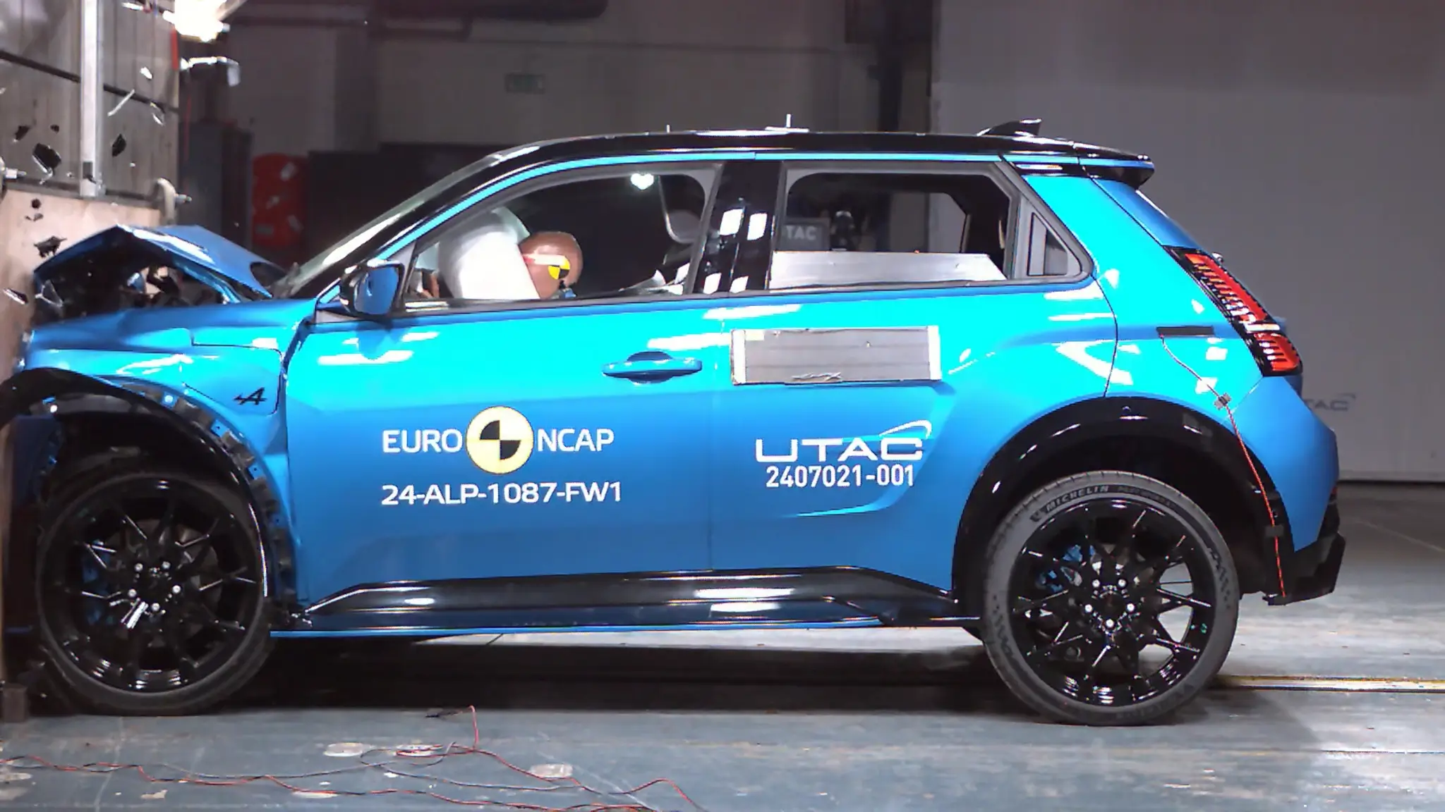 Alpine A290 - Testes EuroNCAP