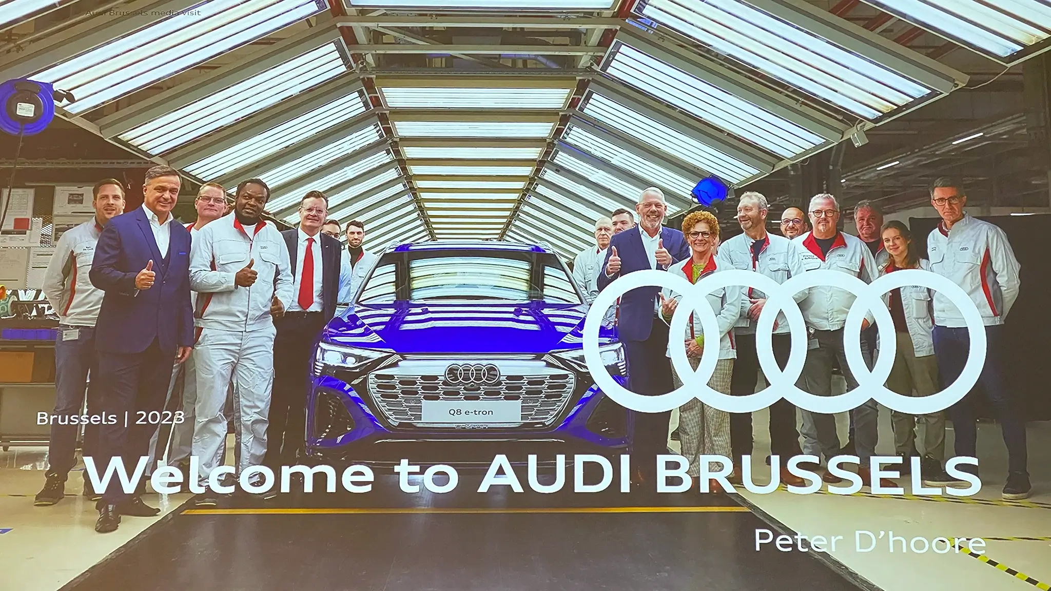 Audi Q8 Brussels - Visita à fábrica