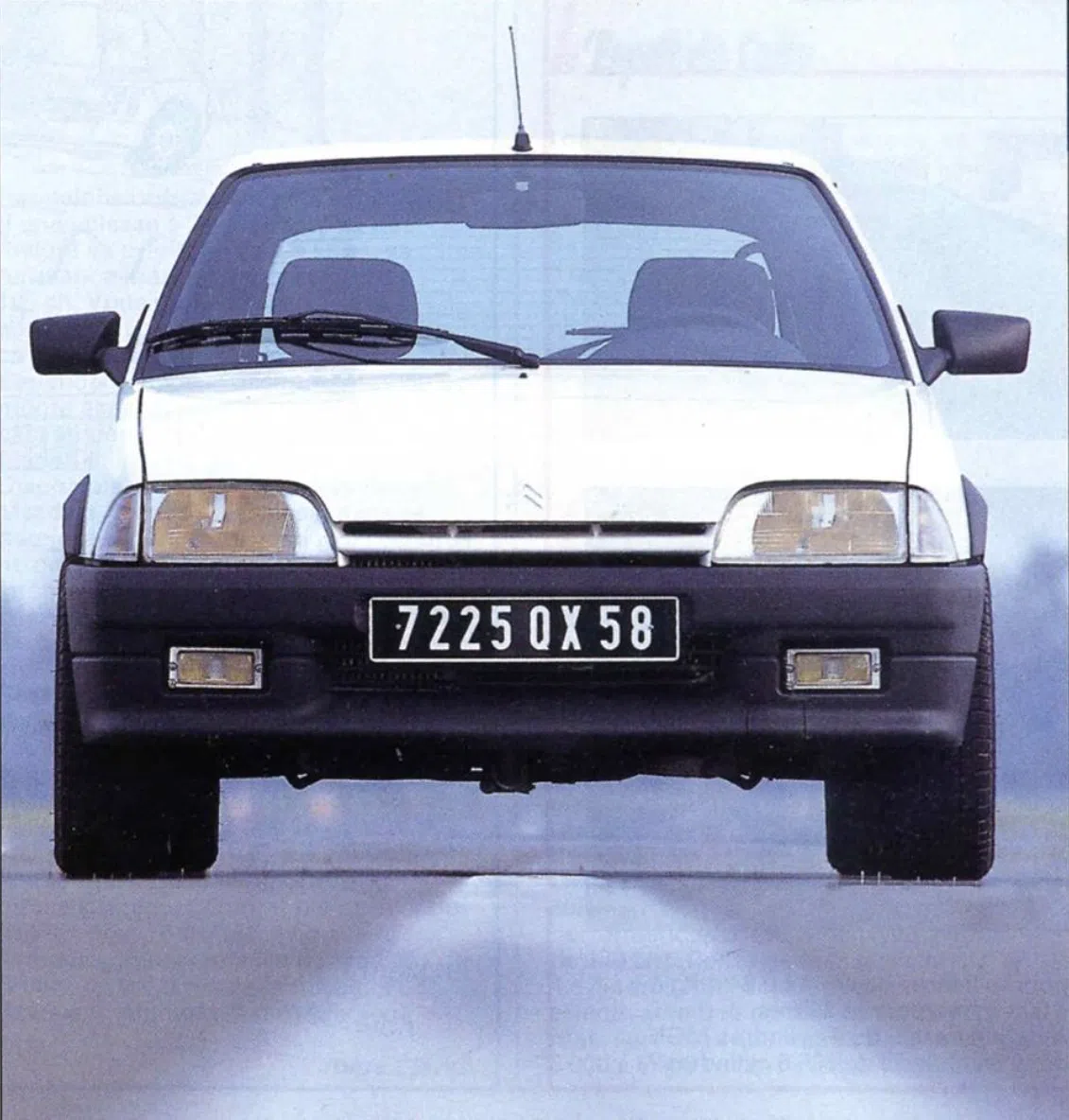 Citroën AXTurbo, frente