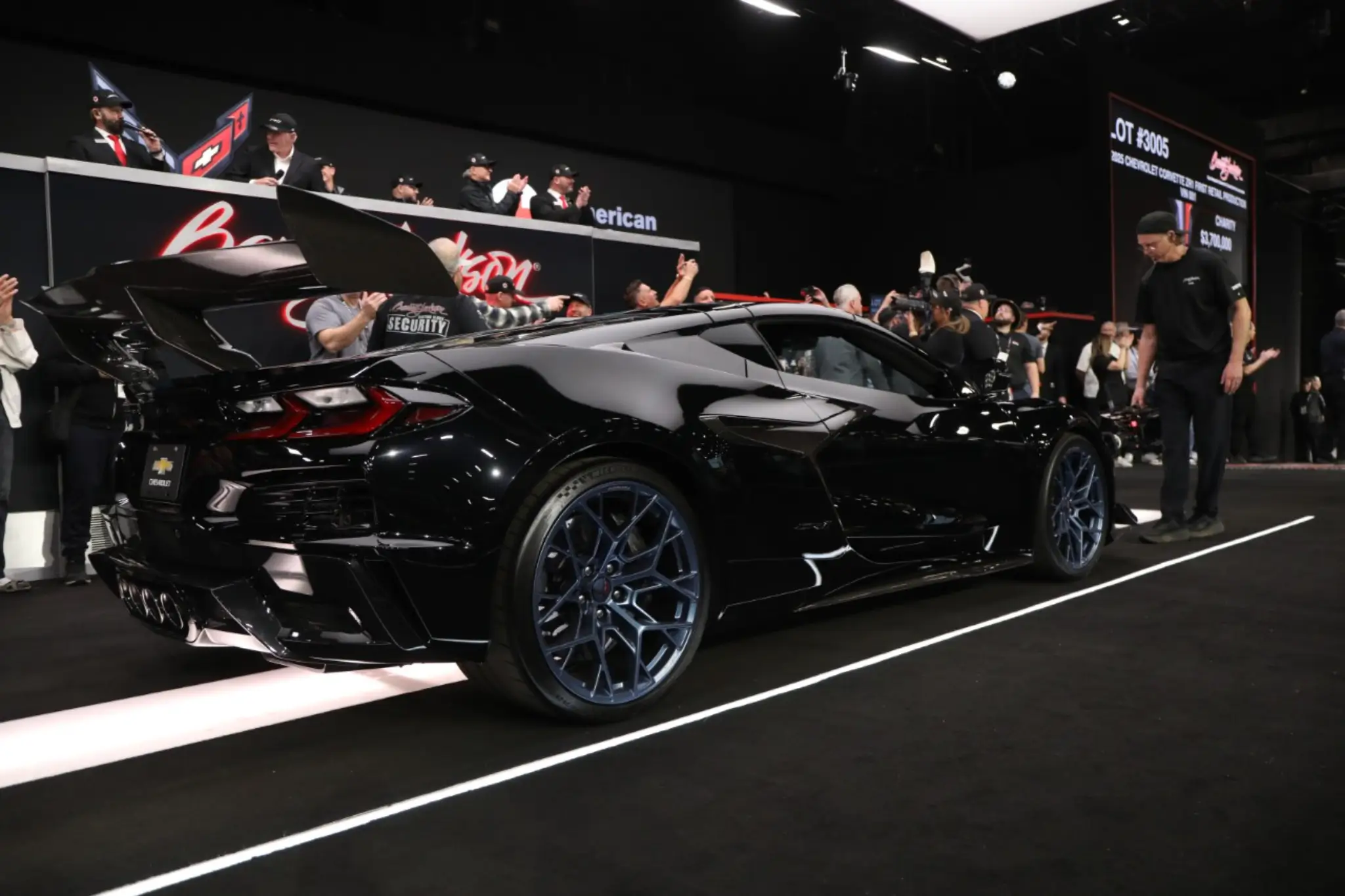 primeira unidade de produção Chevrolet Corvette ZR1