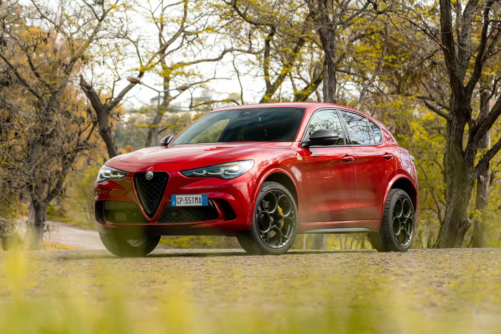 Alfa Romeo Stelvio Quadrifoglio, frente 3/4