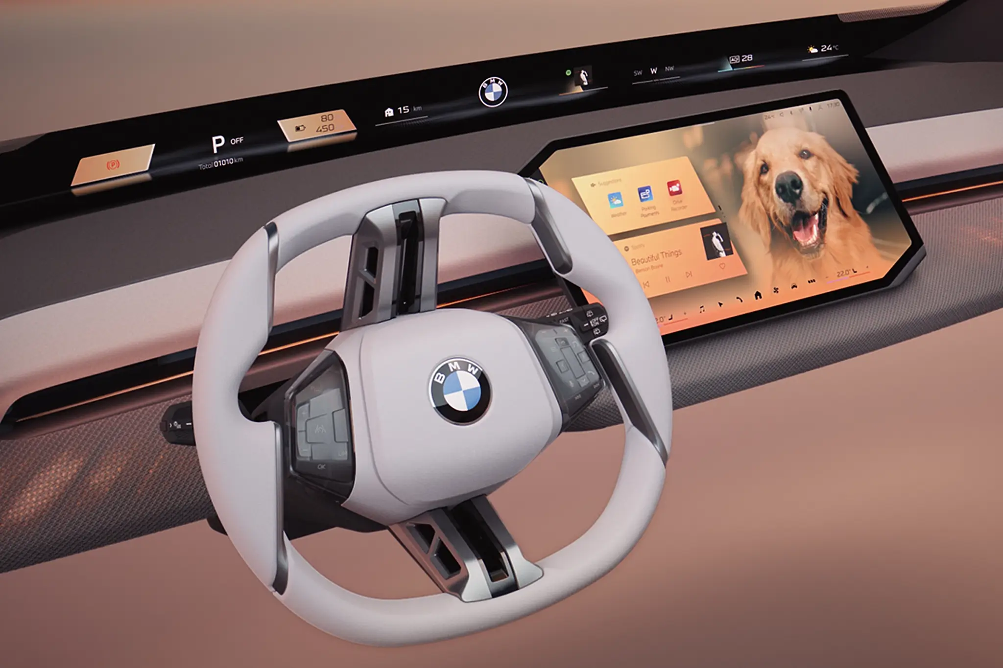 BMW Panoramic iDrive - desenho