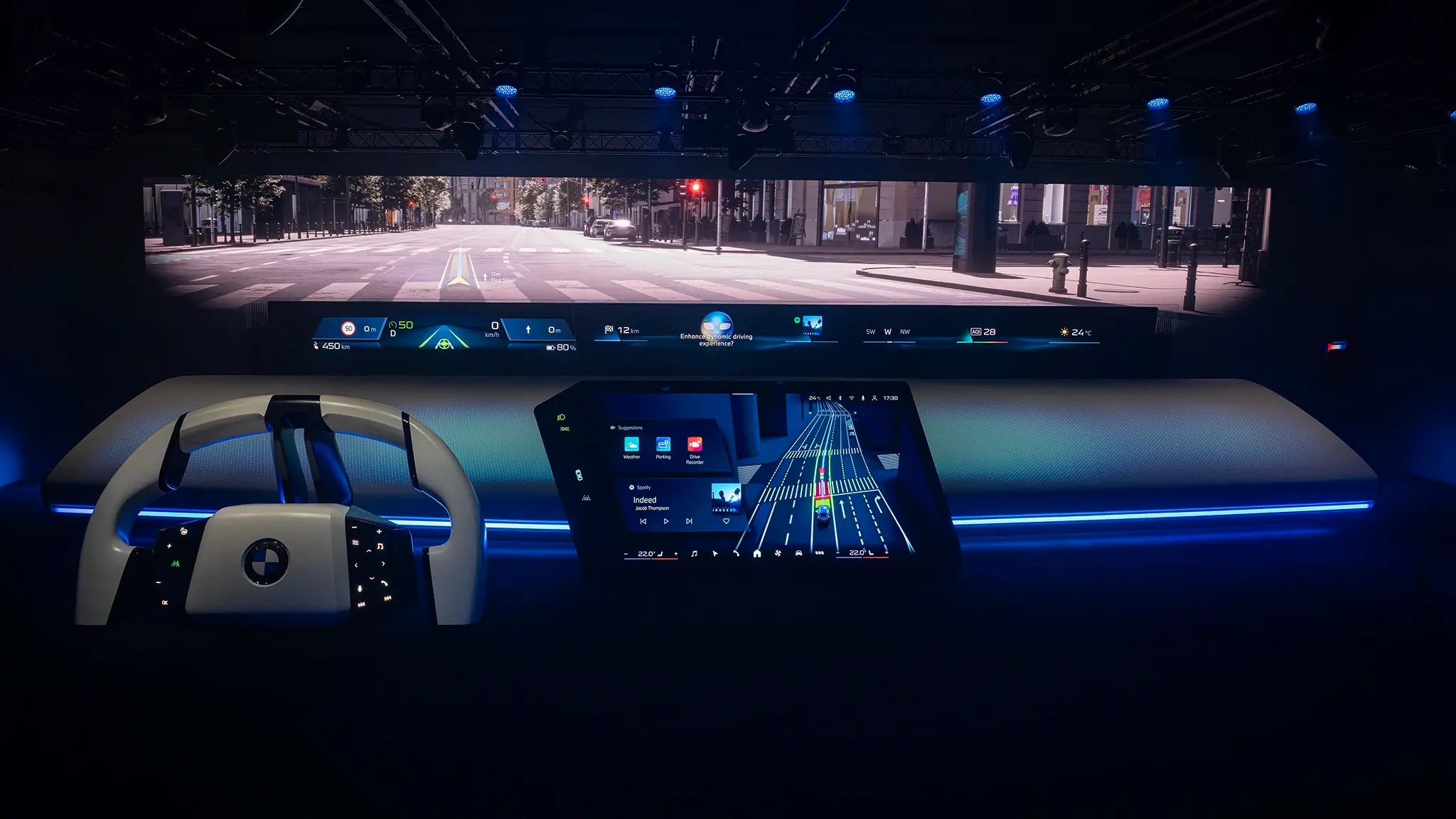 BMW Panoramic iDrive - ambiente a bordo