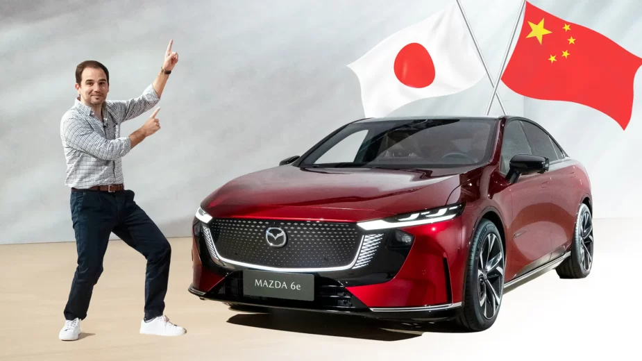 Guilherme Costa com Mazda 6e