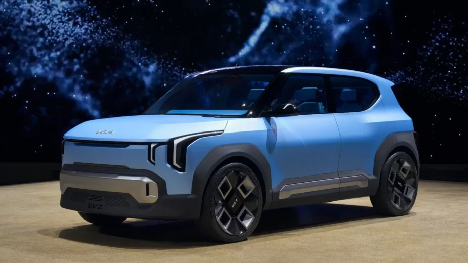 Concept Kia EV2 dianteira 3/4